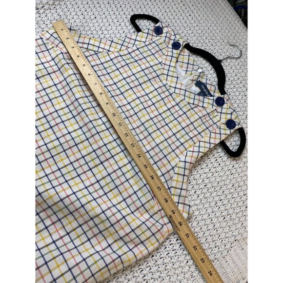 Modcloth Up With The Fun Plaid  Sleeveless Shift Dress‎ Women Large Pinup Retro - Picture 8 of 16